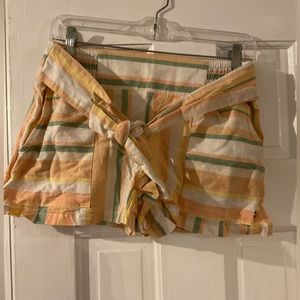 Roxy striped summer shorts